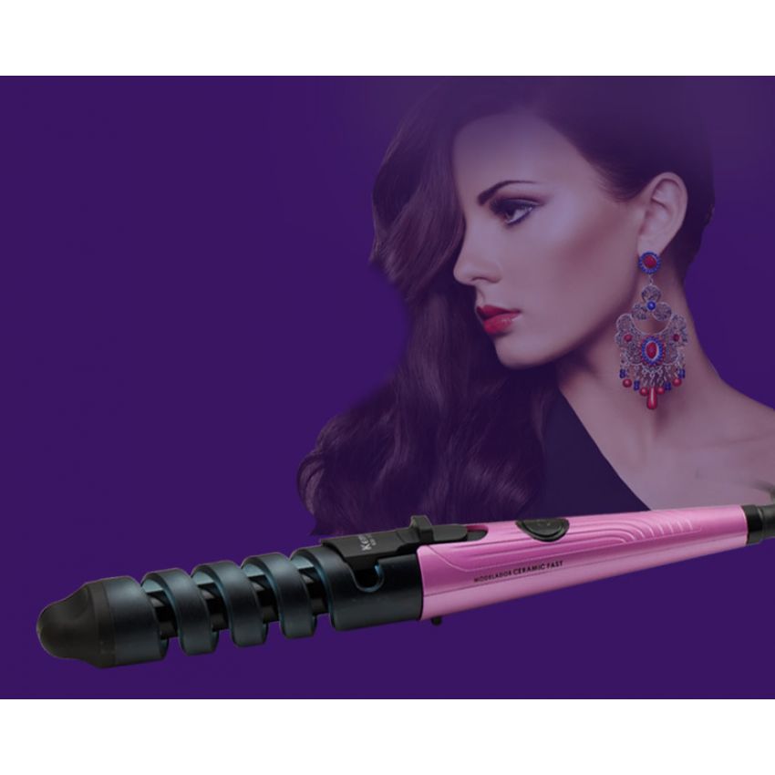 Kemei Spiral Curling Iron Ceramic Curler
